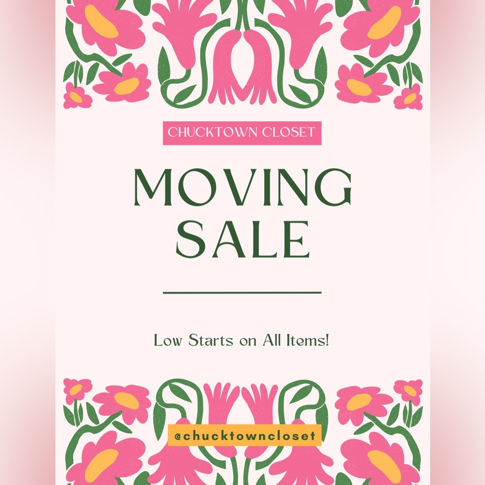 MOVING SALE SHOW! 🛍️💗 Like to be notified